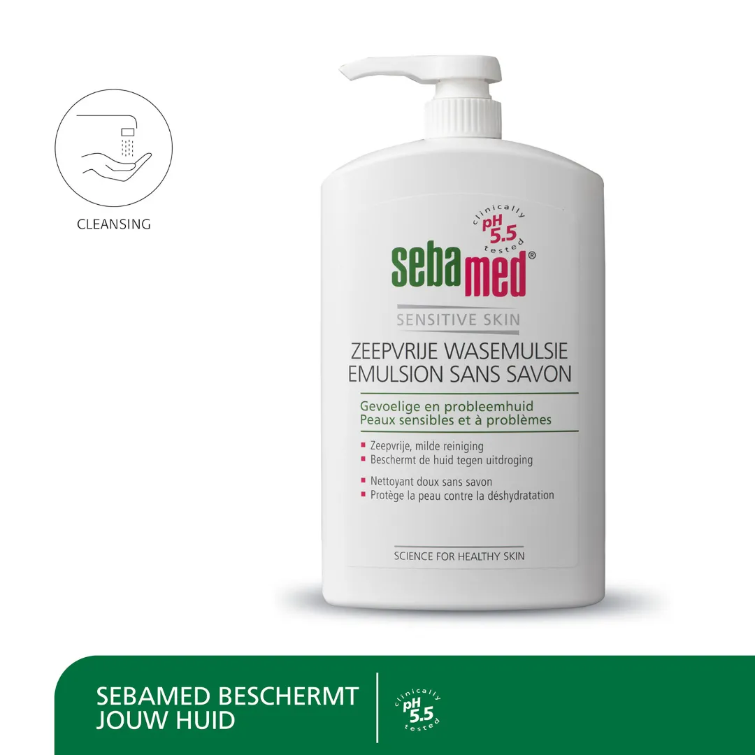 Sebamed Zeepvrij wasemulsie pomp (1000 ml) - image 5