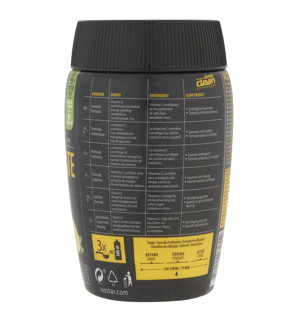 Isostar Hydrate & Perform Lemon (400 gr) - image 2