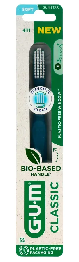 Gum Tandenborstel classic softgrote kop (1 stuk)