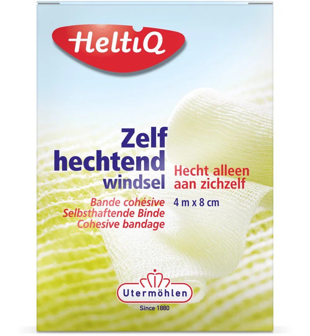 HeltiQ Zelfhechtend windsel 4m x 8 cm (1 stuk)