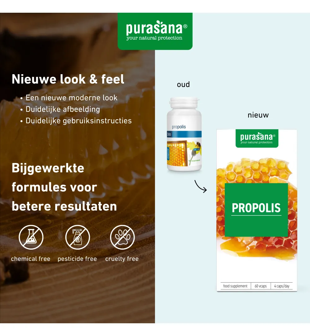 Purasana Propolis Bio (60 vega capsules) - image 6