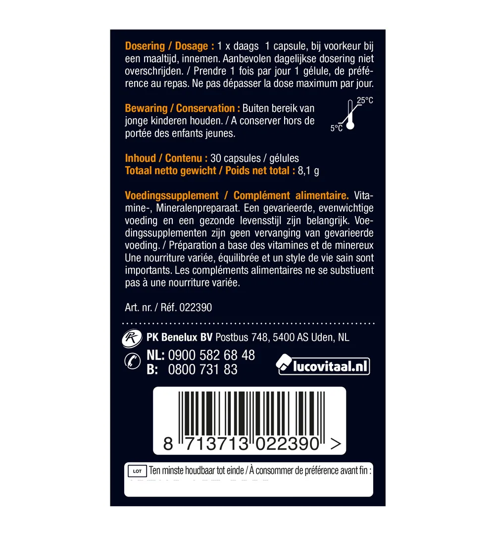 Lucovitaal Ogen Scherp Zien & Vochtbalans (30 capsules) - image 6