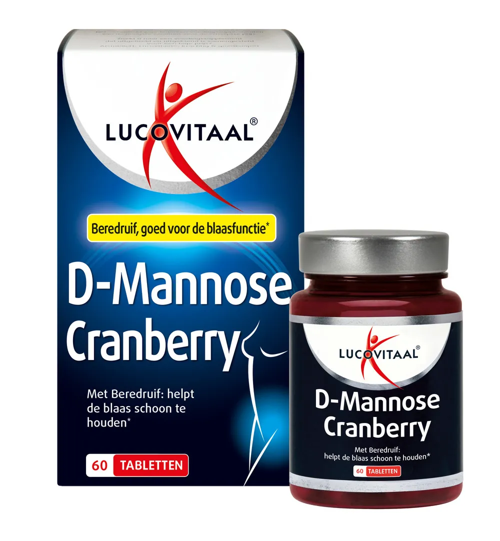 Lucovitaal D-Mannose Cranberry (60 tabletten) - image 3