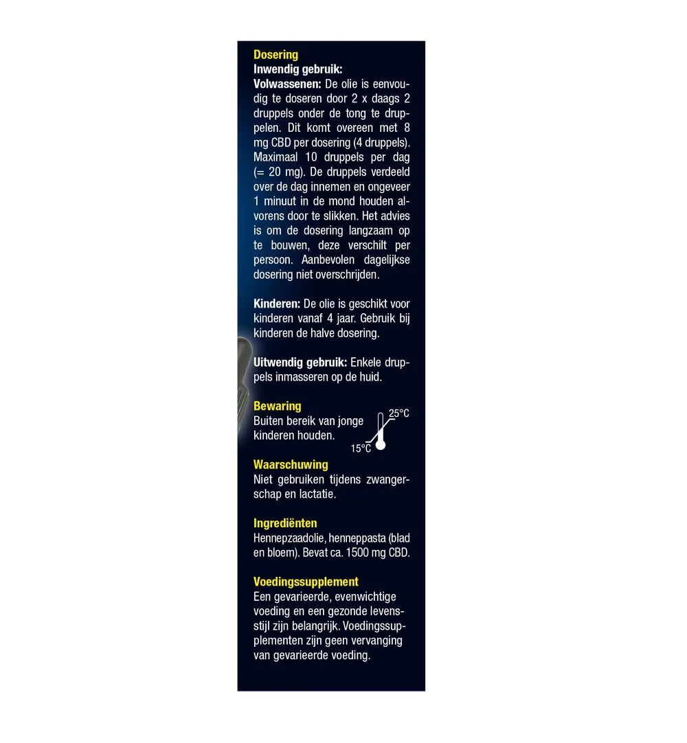 Lucovitaal CBD Olie 5% (30 ml) - image 5