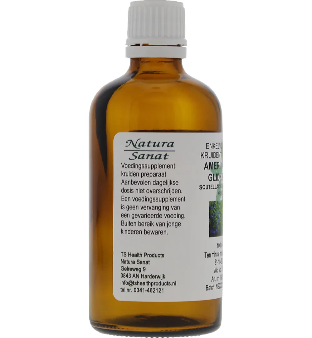 De Cruydhof Scutellaria / blauw glidkruid tinctuur (100 ml)