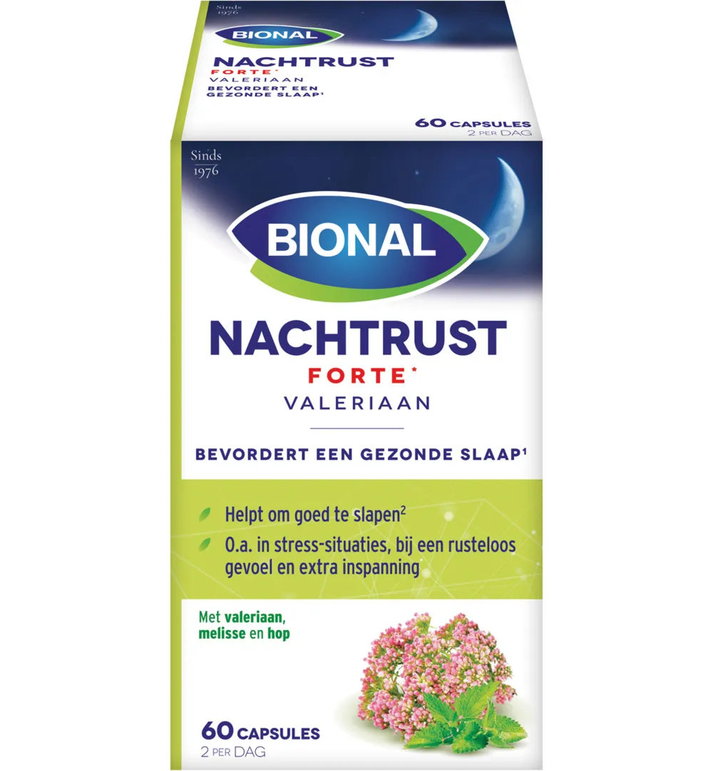 Bional Nachtrust Extra Sterk (60 capsules)