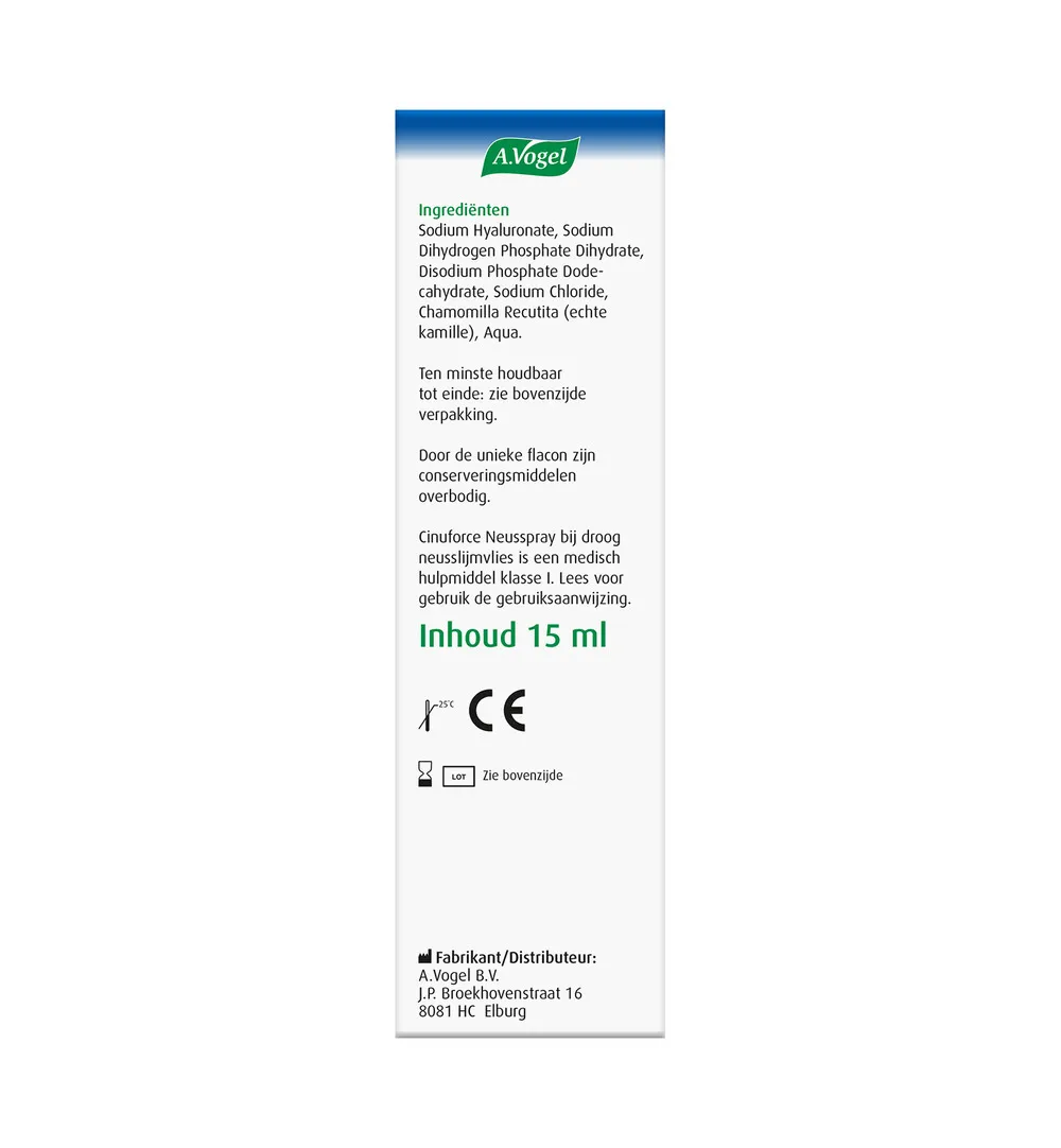 A.Vogel Cinuforce neusspray droge neusslijmvlies (15 ml) - image 4