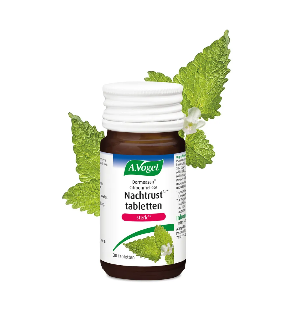 A.Vogel Dormeasan Citroenmelisse Nachtrust Sterk (30 Tabletten)