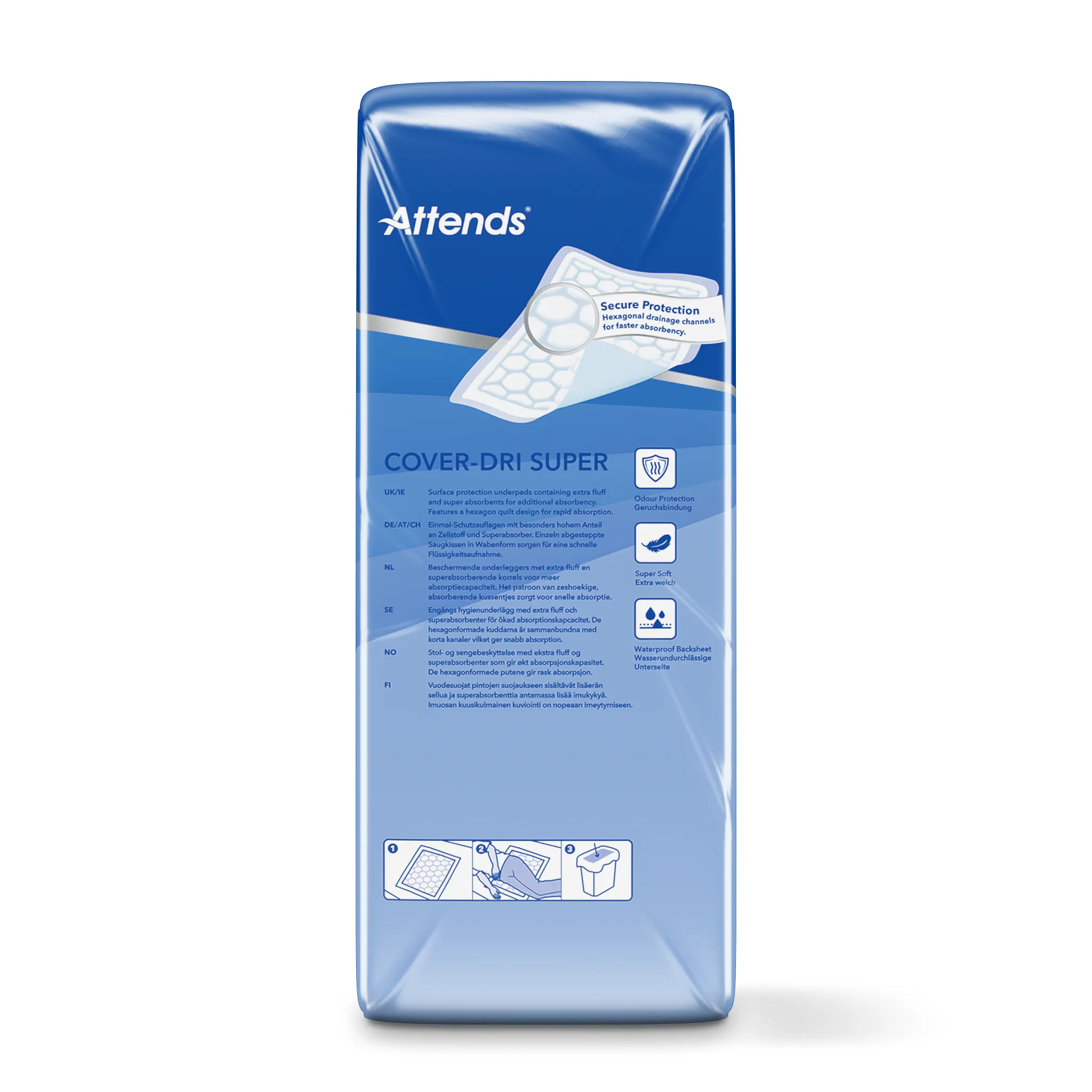 Attends Cover Dri+ 60 X 90 (50 Stuks)