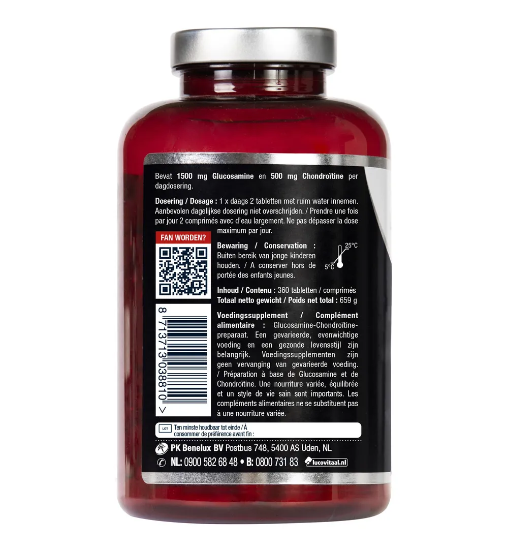 Lucovitaal Glucosamine Chondroïtine (360 tabletten) - image 3