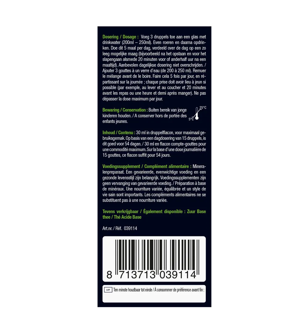 Lucovitaal Zuur Base Balans Druppels (30 ml) - image 5