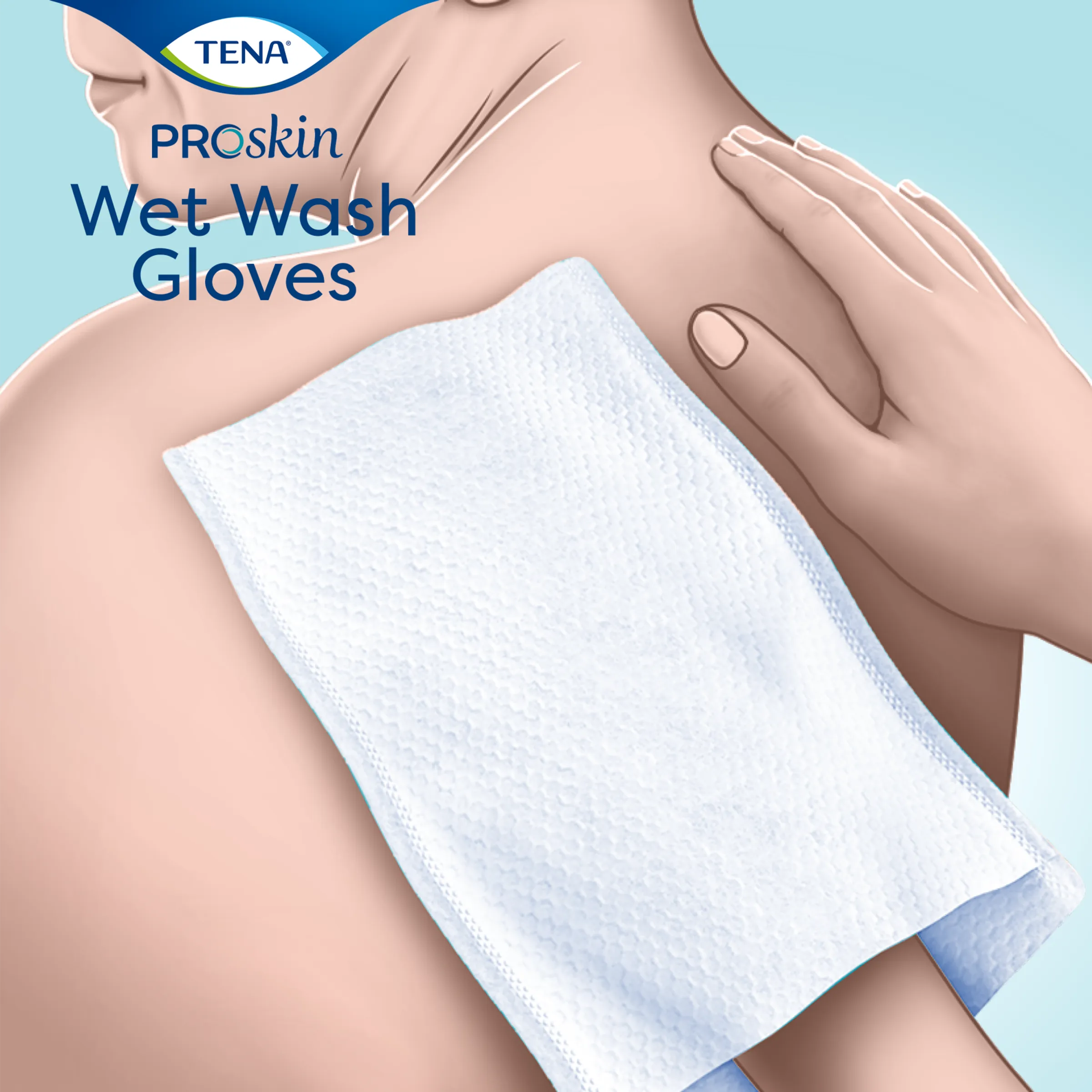 Tena Wet Wash Glove Mild Geparfumeerd (5 stuks) - image 2