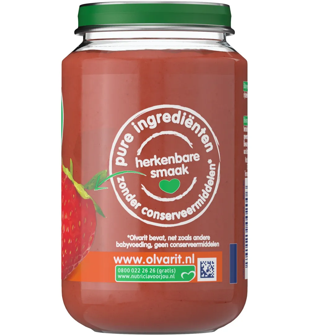 Olvarit Appel aardbei peer 6M54 (200 gr)