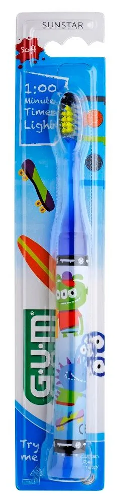 Gum Tandenborstel junior met timer (1 stuk)