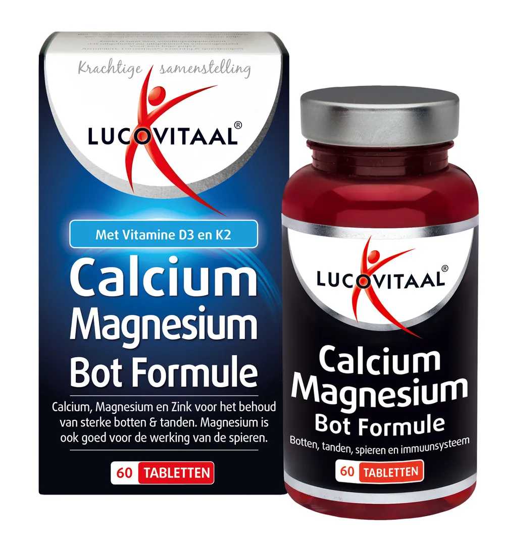 Lucovitaal Calcium Magnesium Bot Formule (60 tabletten) - image 2