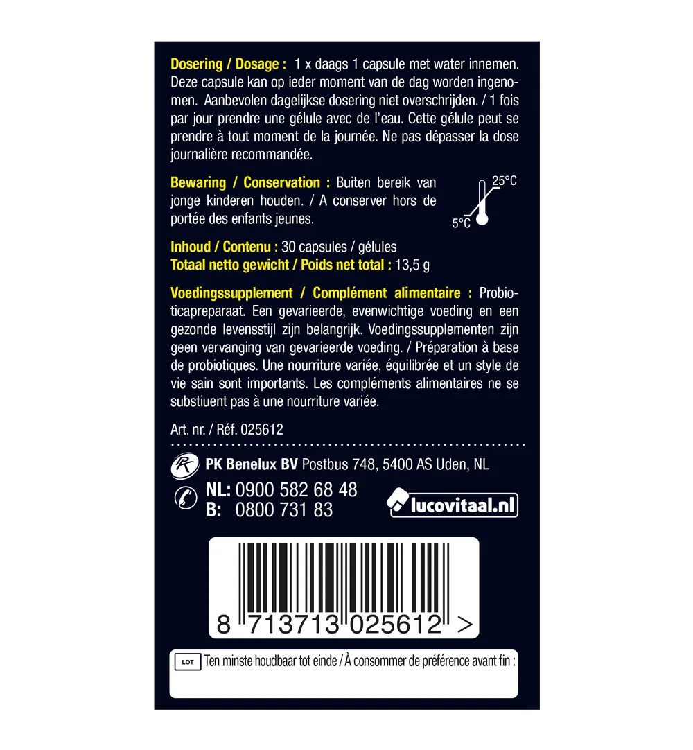 Lucovitaal Pre & Probiotica (30 capsules) - image 6