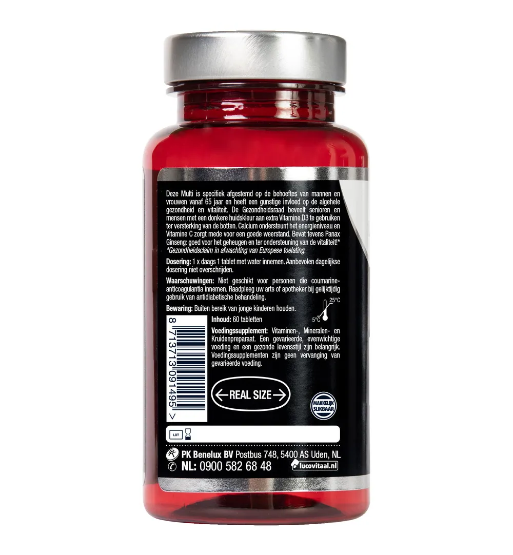 Lucovitaal Multi A-Z 65+ (60 tabletten) - image 3