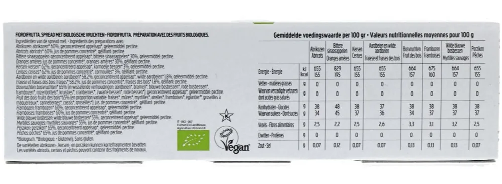 Rigoni di Asiago Fruitbeleg mix 25gram bio (3 stuks) - image 2