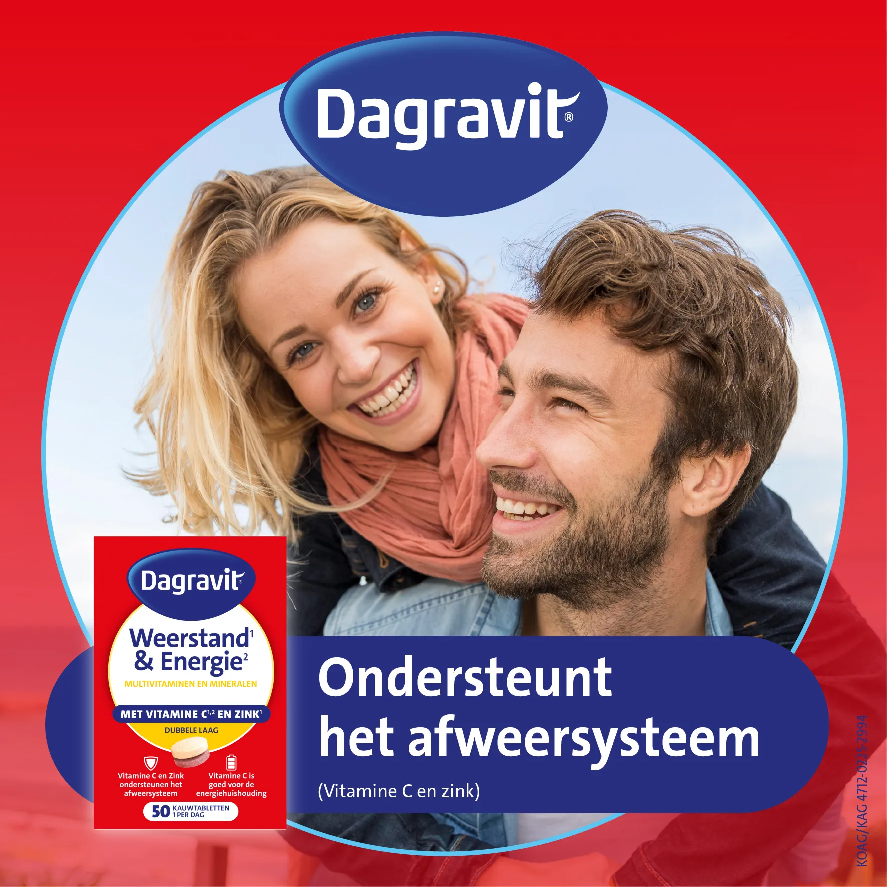 Dagravit Totaal 30 weerstand & energie (50 tabletten)