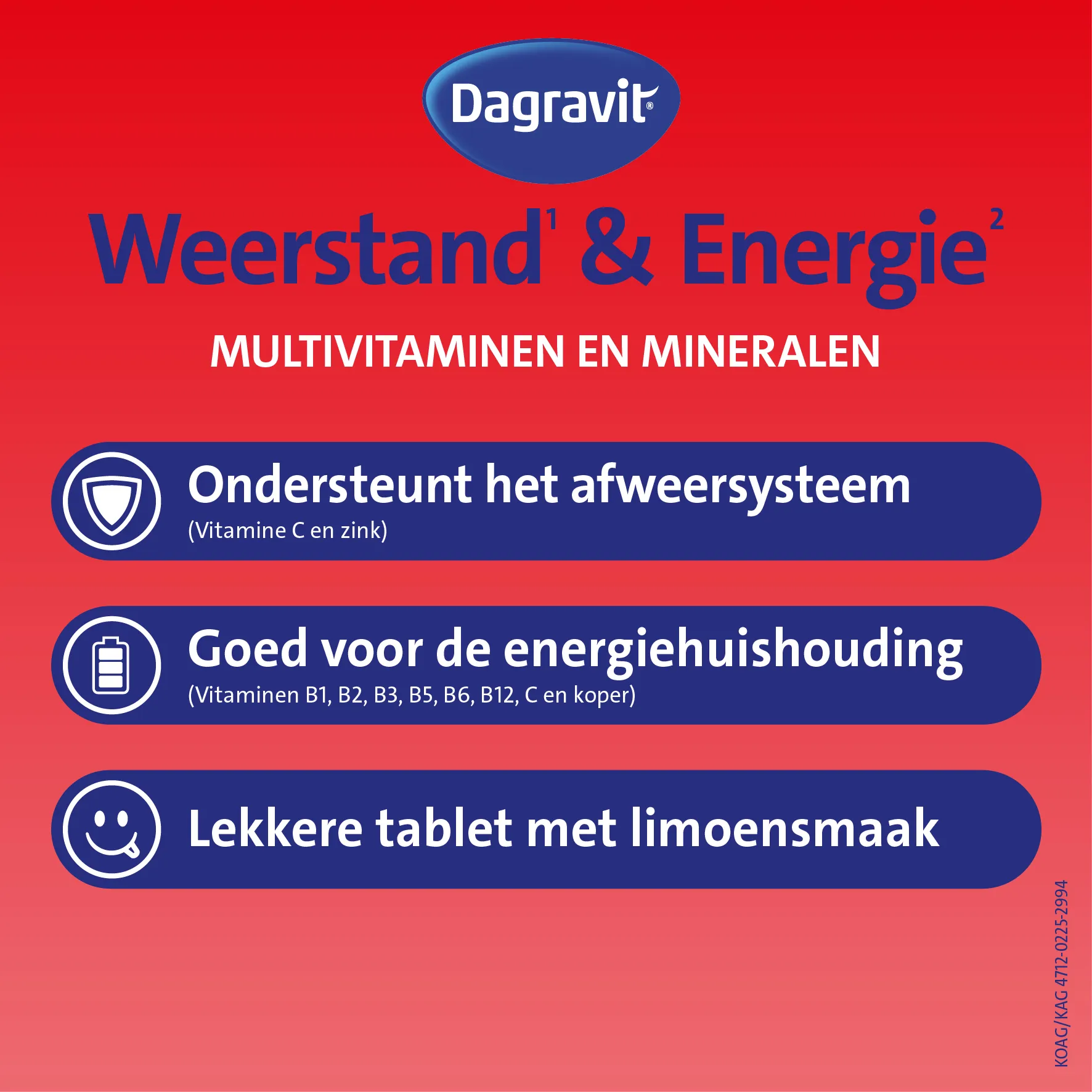 Dagravit Totaal 30 weerstand & energie (50 tabletten) - image 2