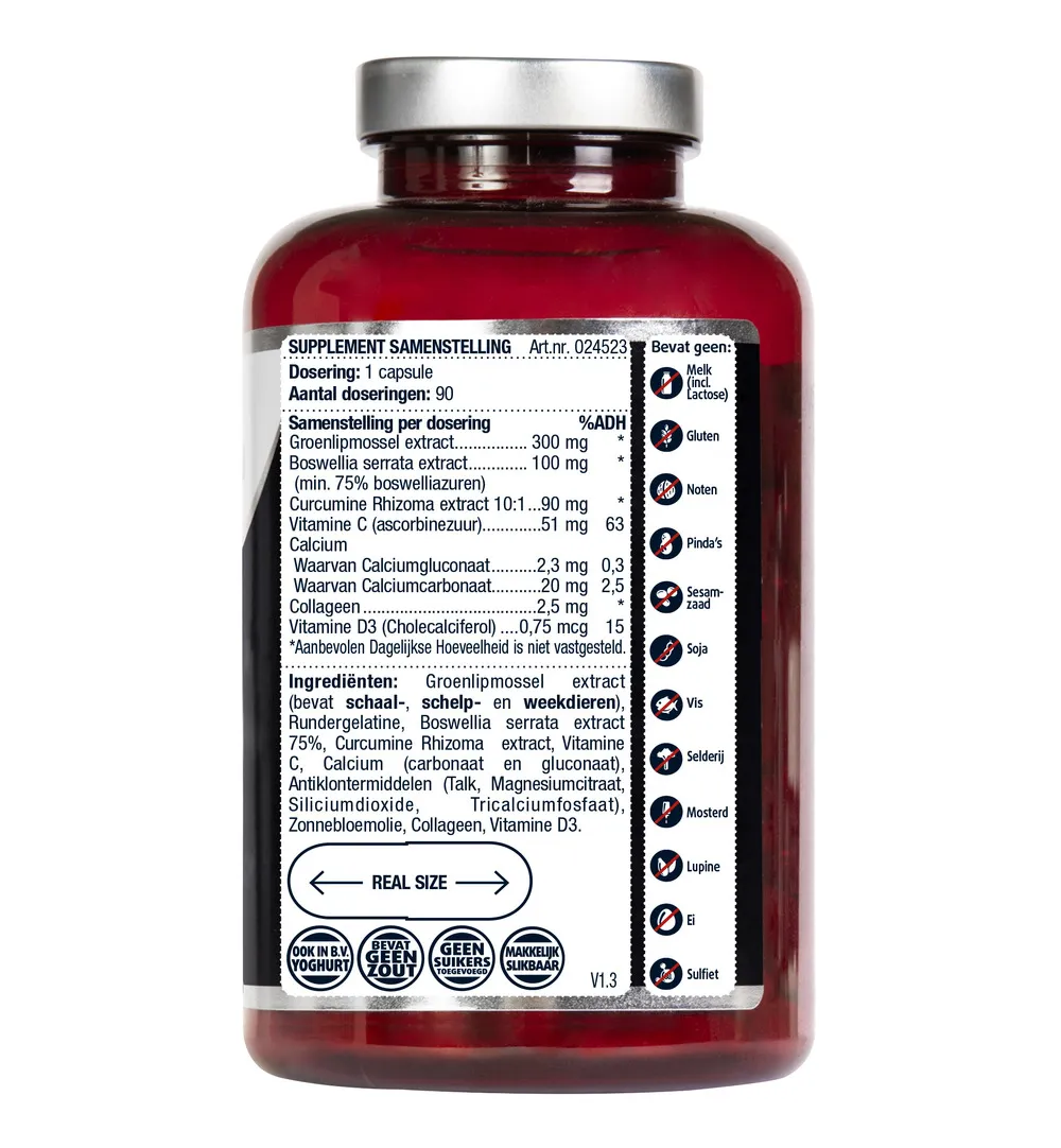 Lucovitaal Groenlipmossel (90 capsules)