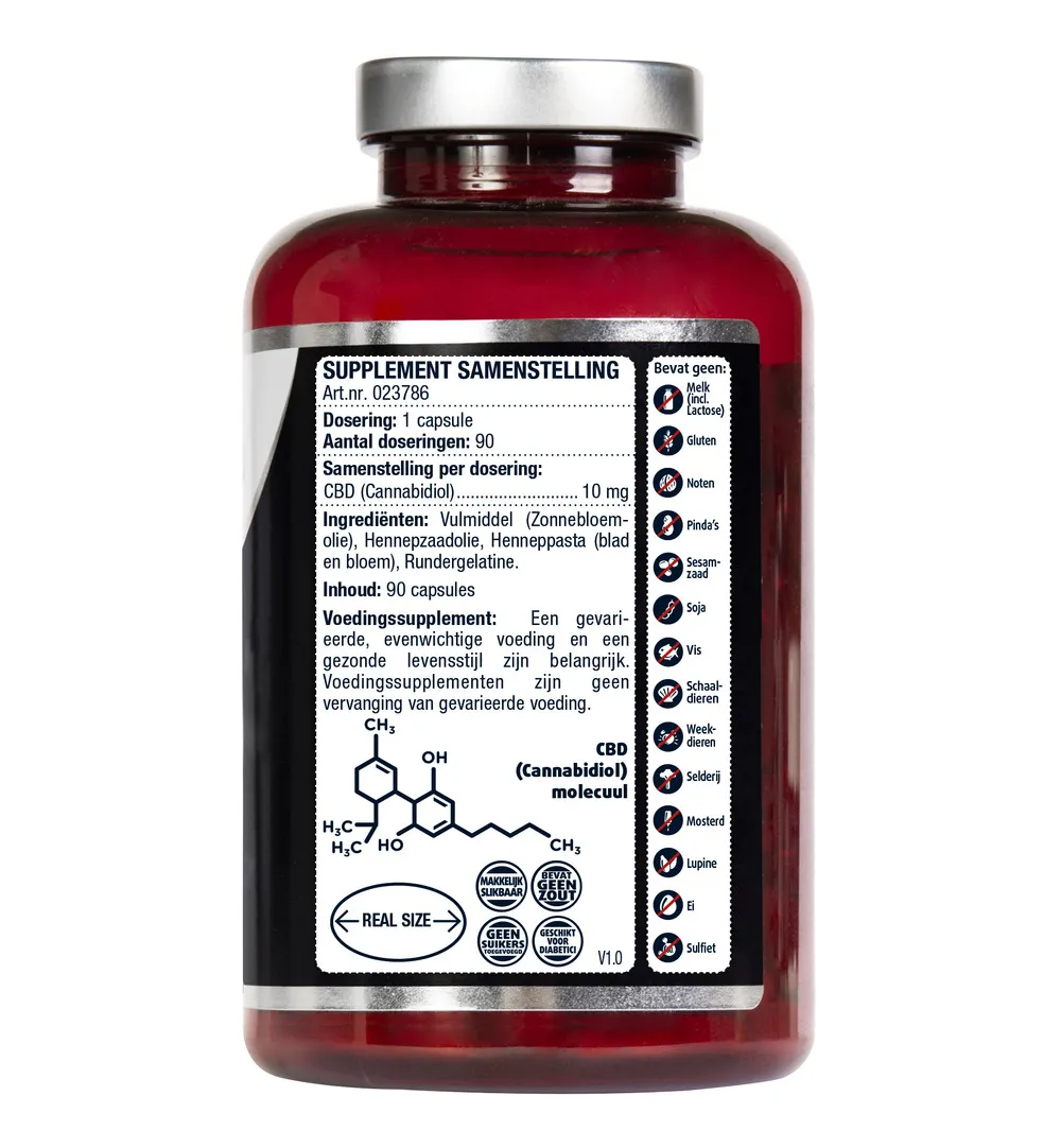 Lucovitaal CBD 10 mg (90 capsules)