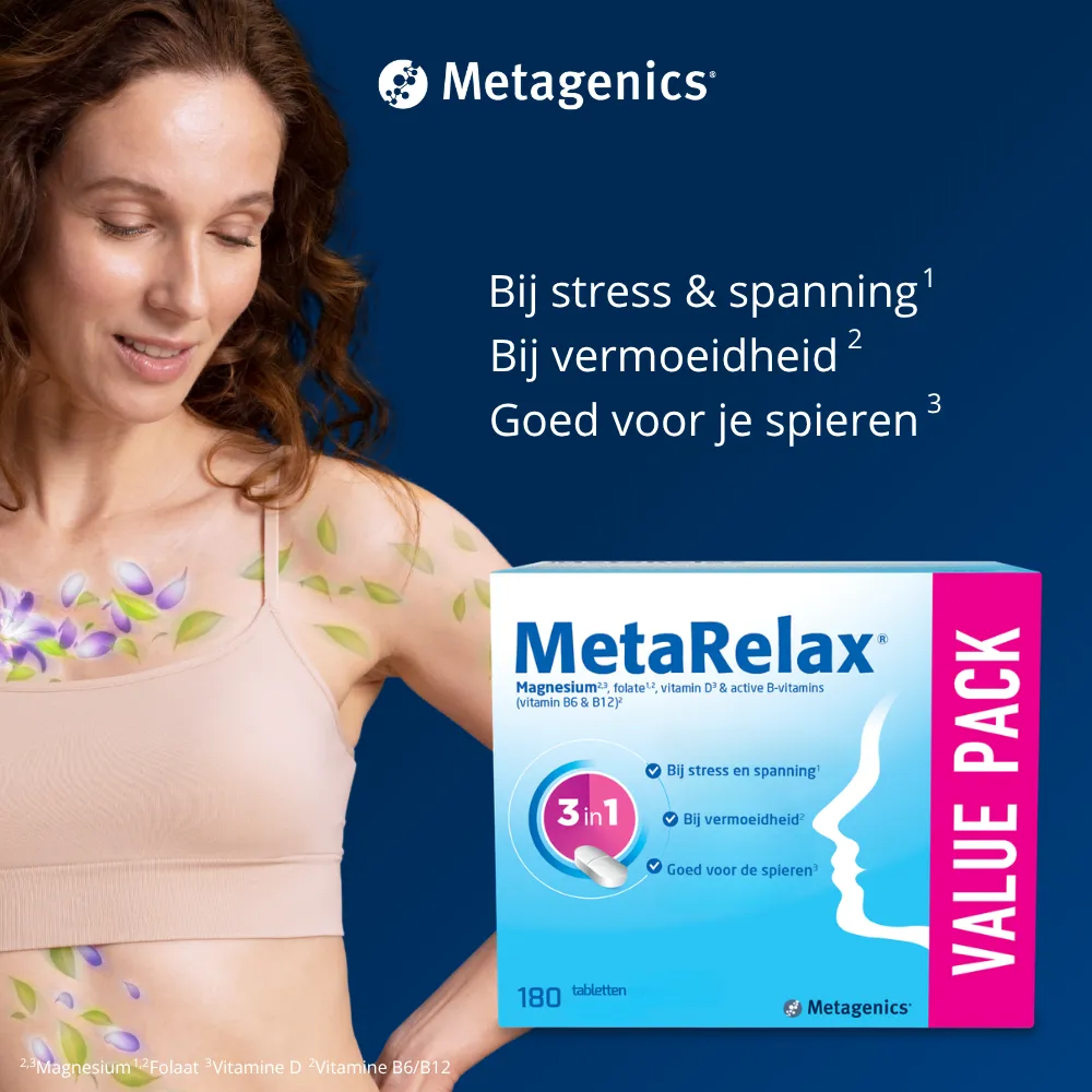 Metagenics MetaRelax Magnesium (180 tabletten) - image 6