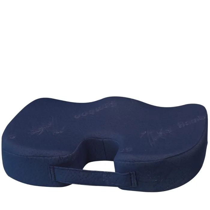 Lucovitaal Bamboe Steun Zitkussen Blauw (1 stuk) - image 2