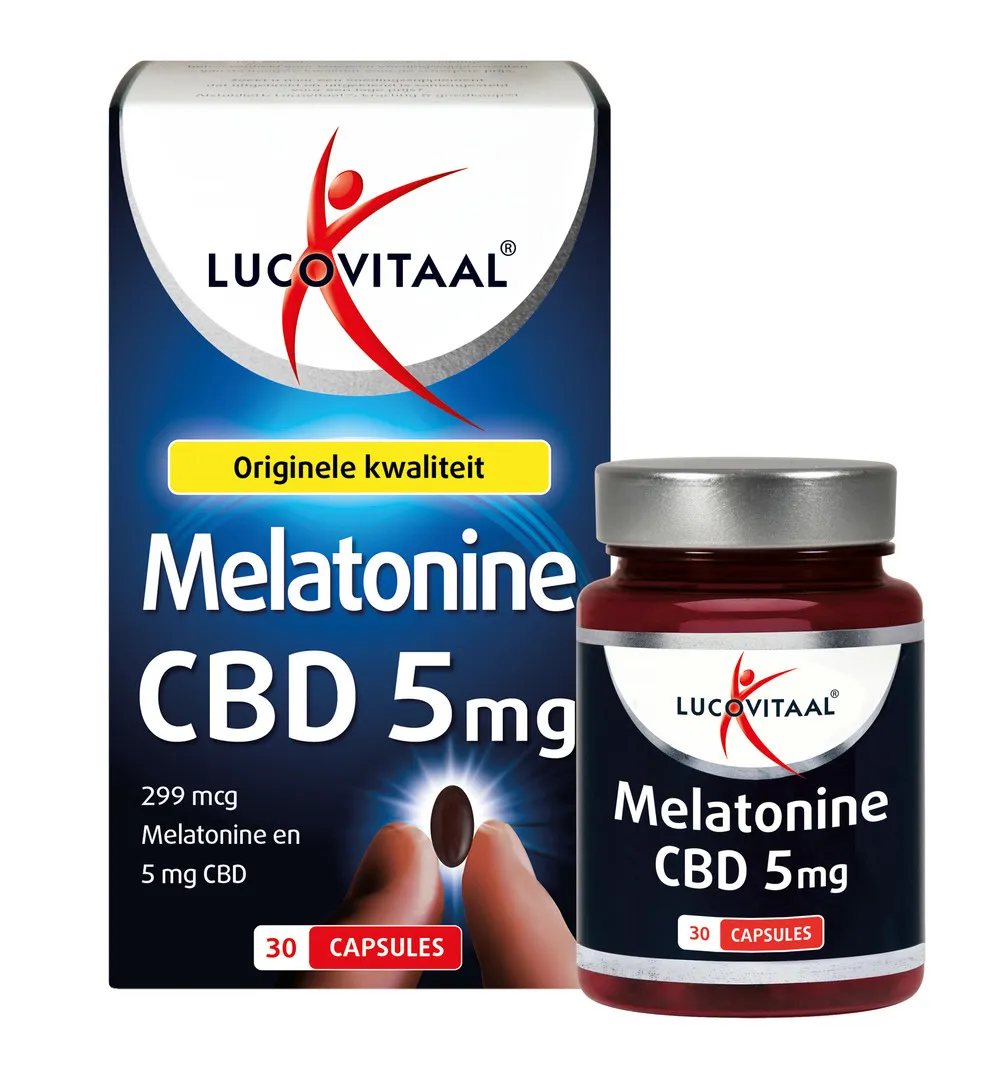 Lucovitaal Melatonine CBD 5mg (30 capsules) - image 3