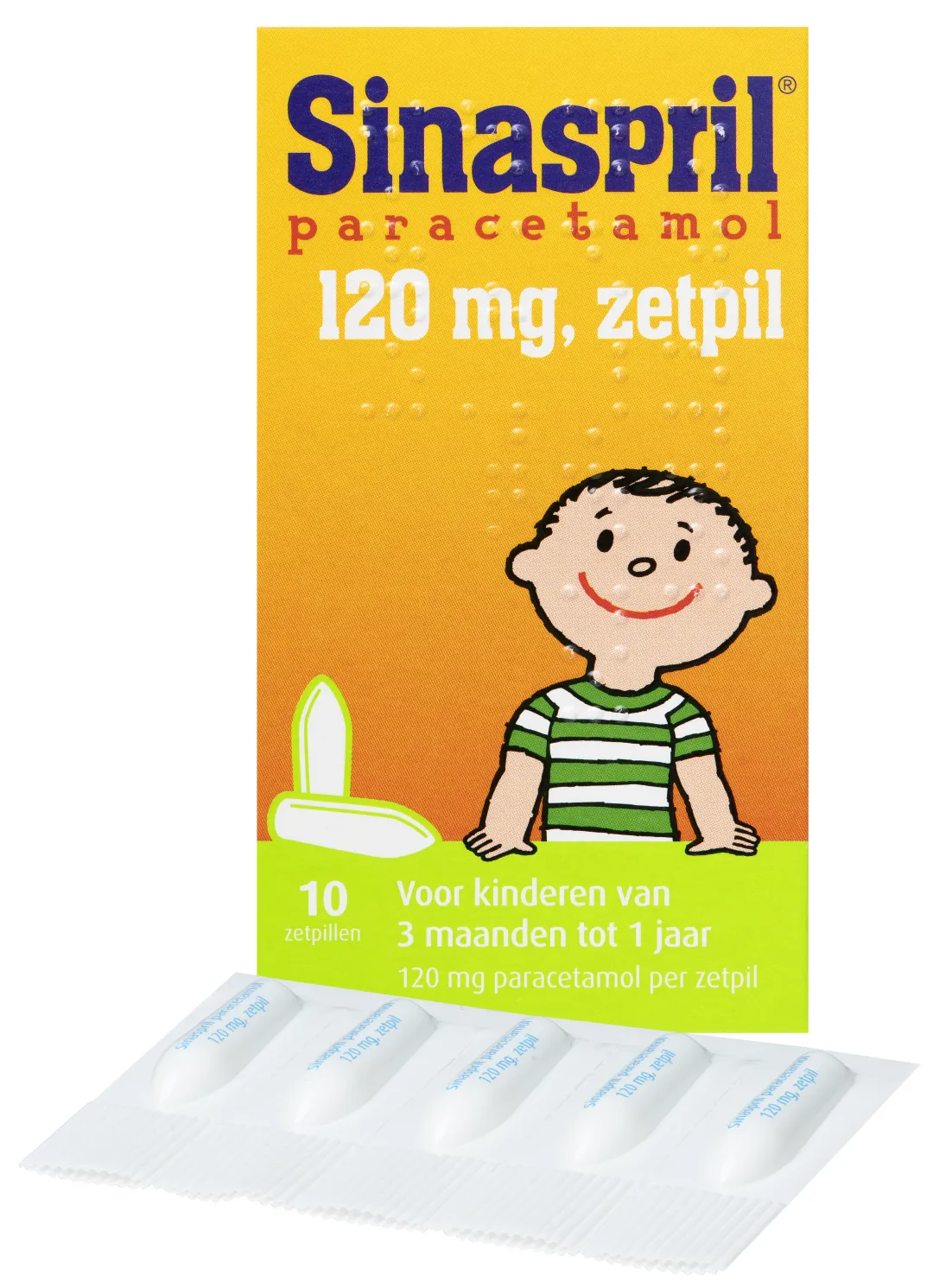 Sinaspril 120mg (10 zetpillen)