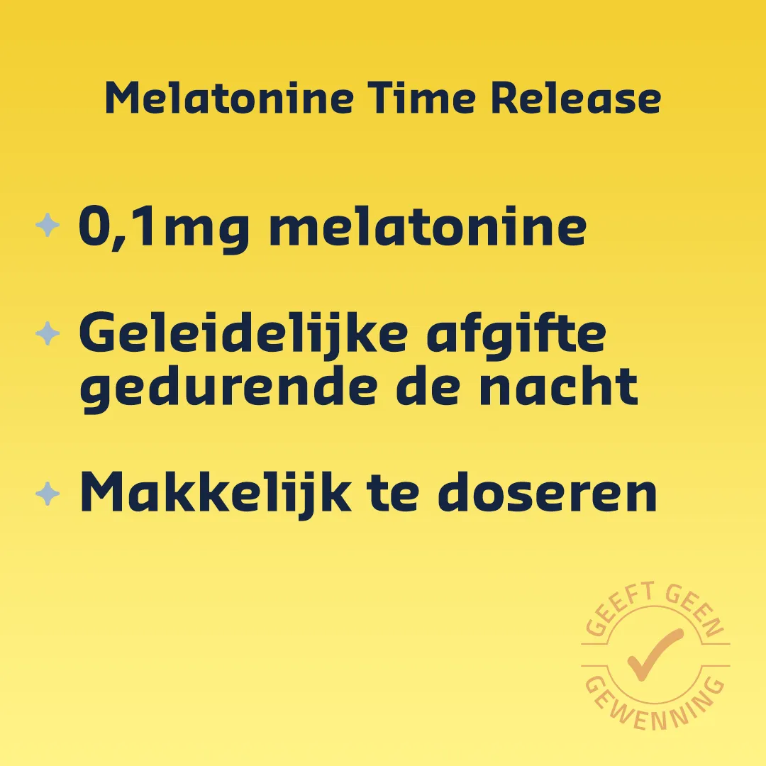 Shiepz Melatonine Time Release (500 tabletten) - image 2