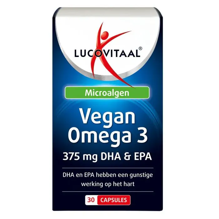 Lucovitaal Omega 3 375mg EPA & DHA Vegan (30 capsules)