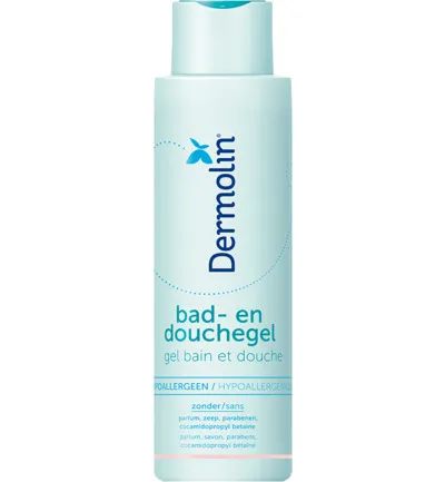Dermolin Bad en Douchegel CAPB Vrij (400 ml)