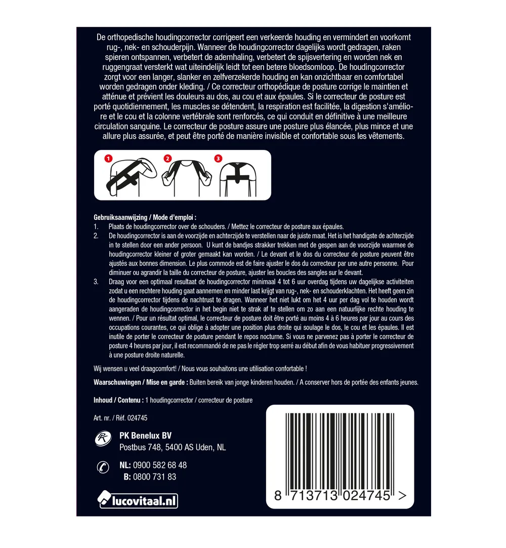 Lucovitaal Houdingcorrector (1 stuk)