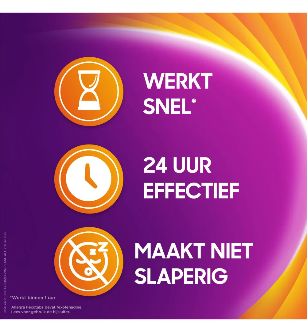 Allegra Fexotabs hooikoorts (10 tabletten) - image 3