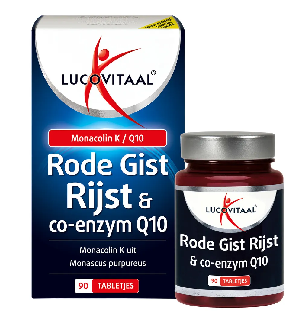 Lucovitaal Rode Gist RIjst & Co-Enzym Q10 (90 tabletjes) - image 3