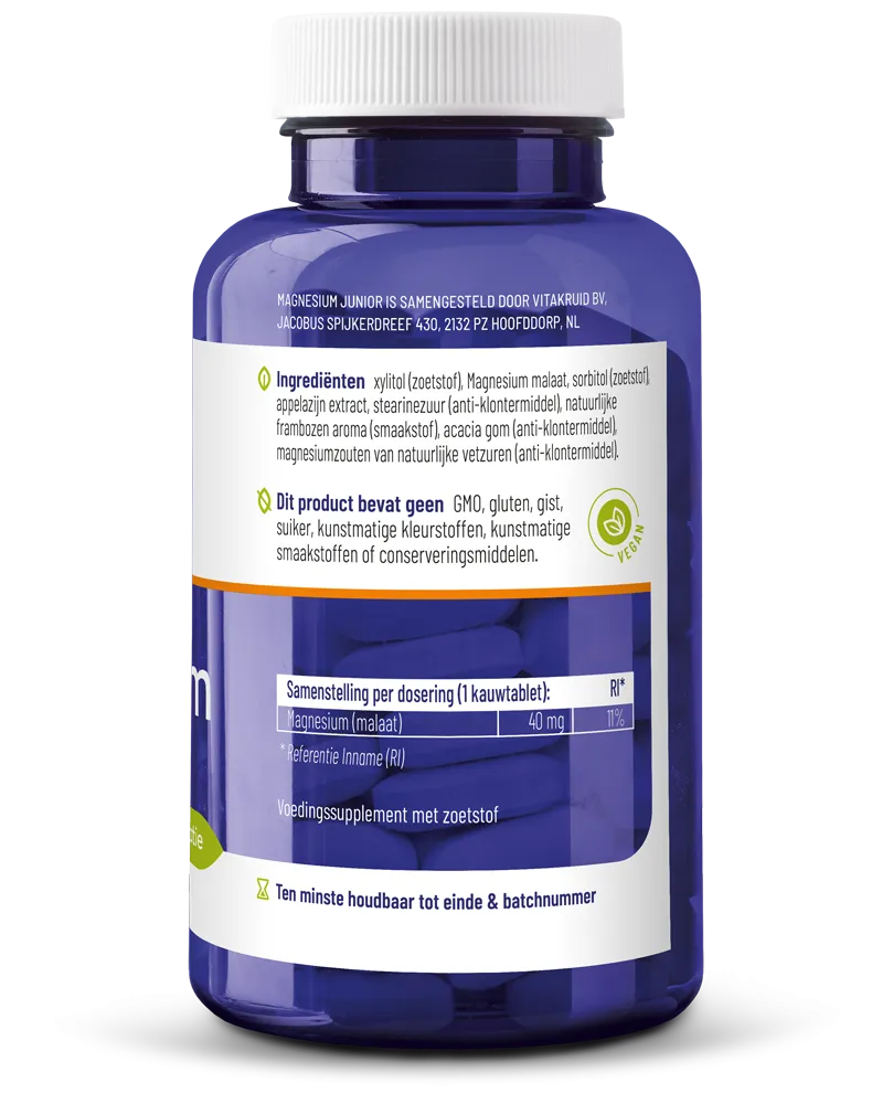 Vitakruid Magnesium Junior (90 kauwtabletten) - image 2