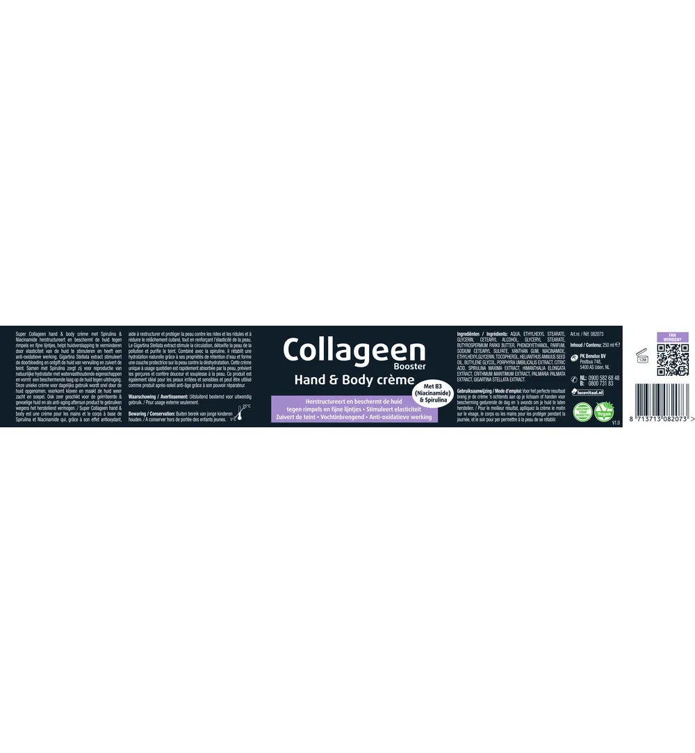 Lucovitaal Collageen Hand & Body Crã¨Me (250 ml)
