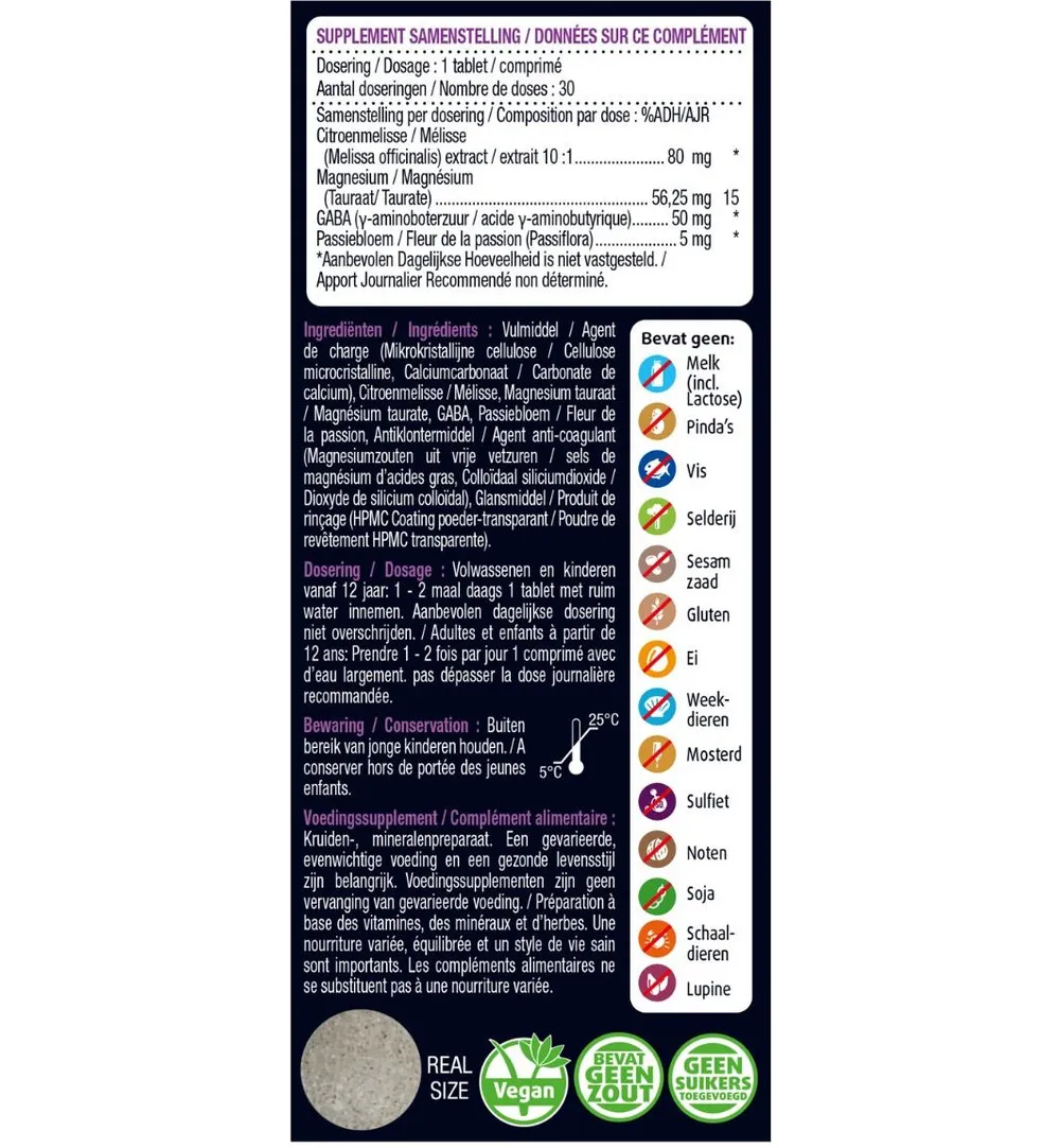 Lucovitaal Rust Balans (30 tabletten) - image 3