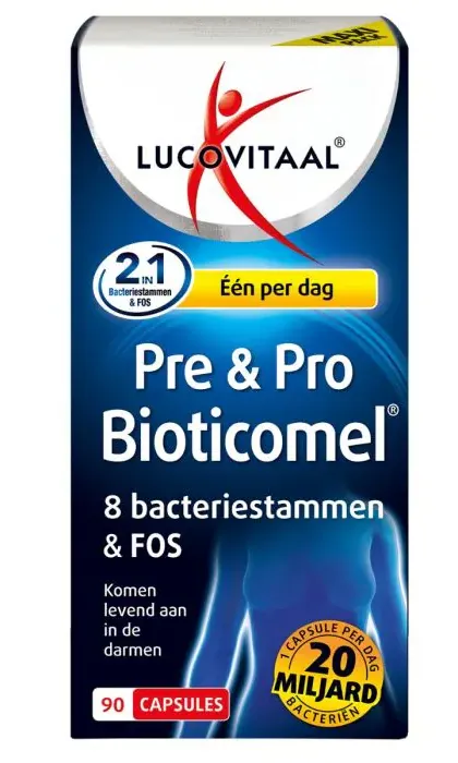 Lucovitaal Pre & Pro Bioticomel (90 capsules)