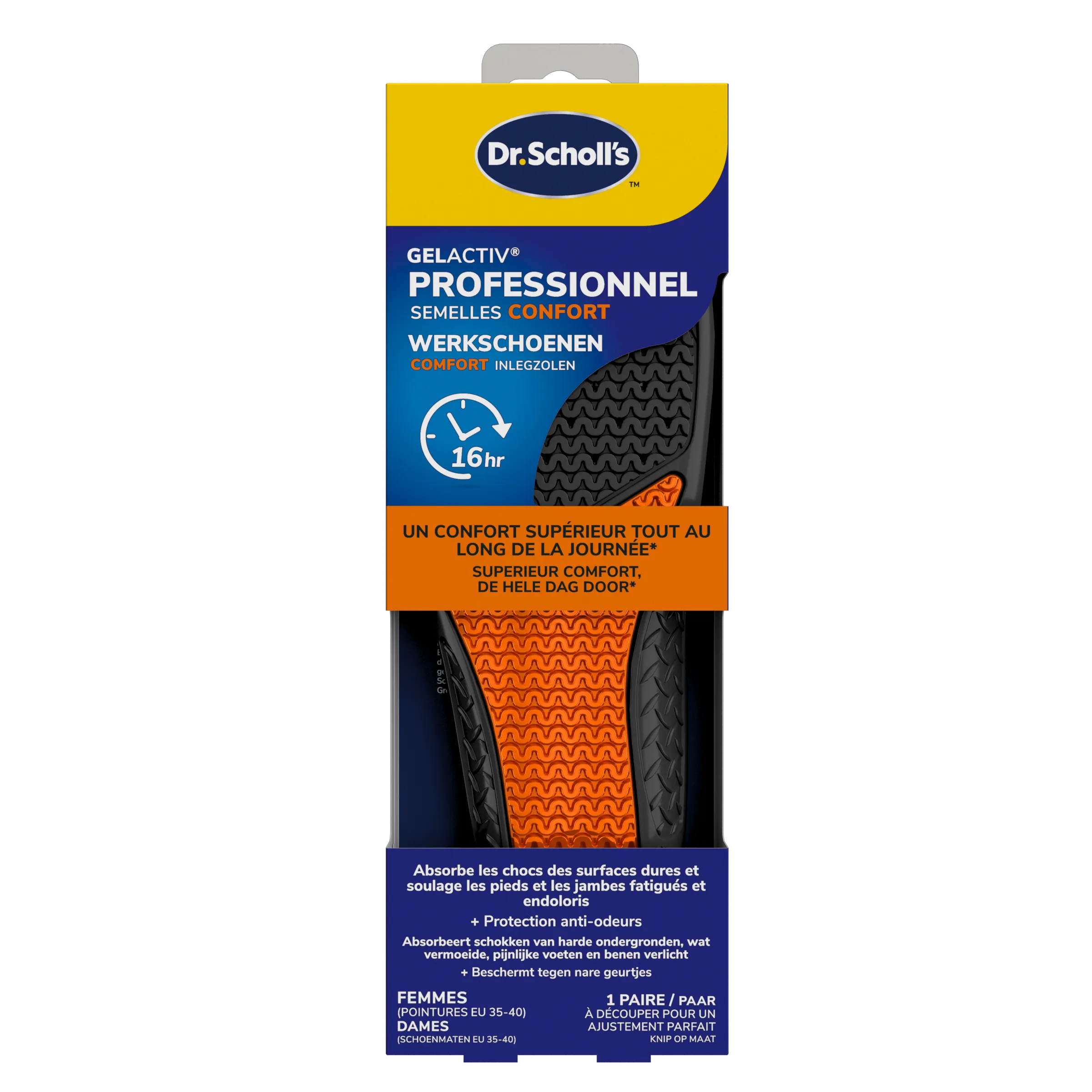 Dr. Scholl's Gel Activ Inlegzolen Professioneel L (1 paar)