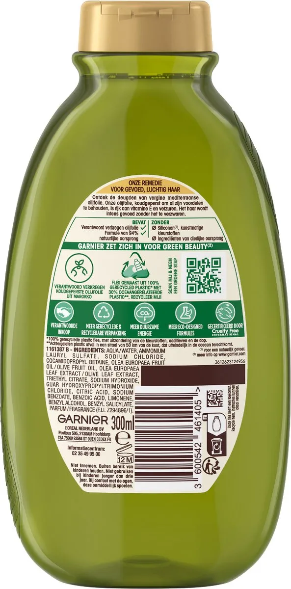 Garnier Loving Blends Shampoo Mytische Olijf (300 ml)