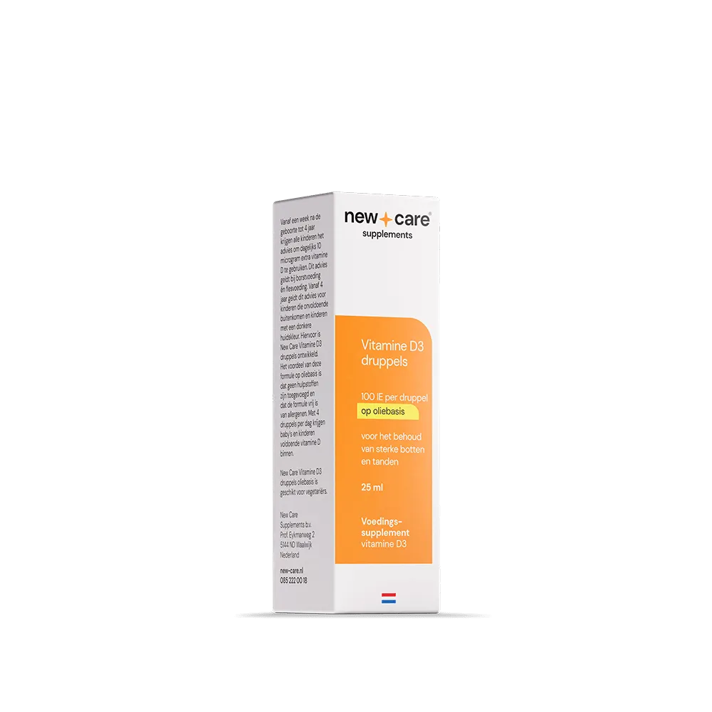 New Care D3 druppels oliebasis (25 ml)