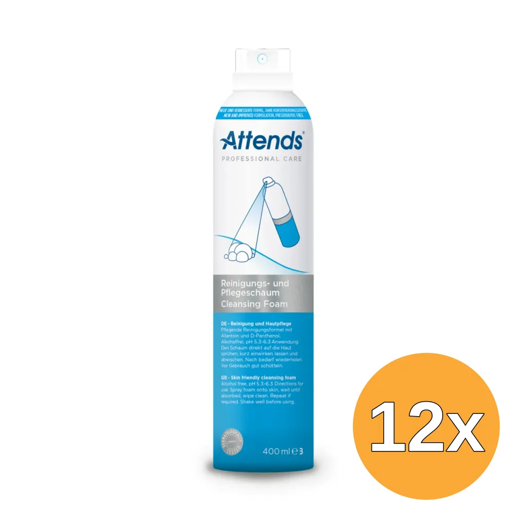 12x Attends Care Foam (400 ml)