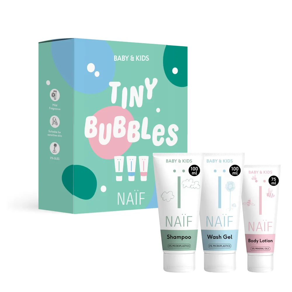 Naïf Baby & Kids Tiny Bubbles Giftset (1 set)