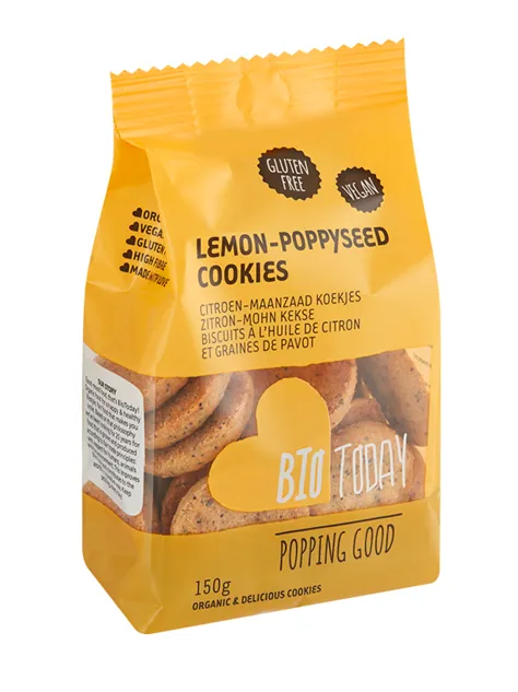 Biotoday Koekjes Citroen-maanzaad (150 gr)