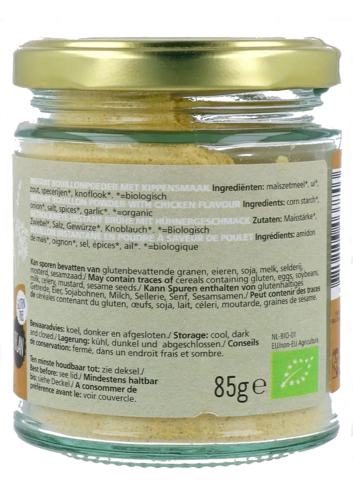Biotoday Boullionpoeder Kippensmaak Biologisch (85 gr)
