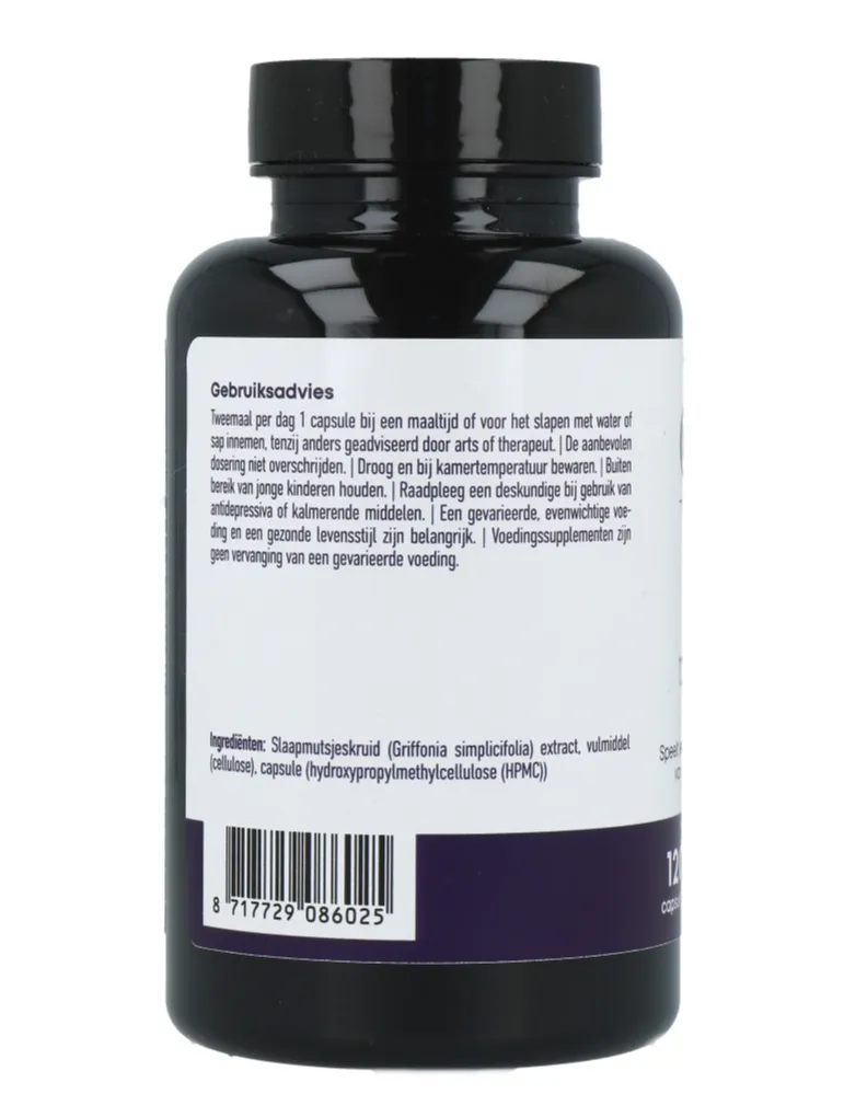 Cellcare Griffonia 125mg 5-htp Capsules (120 vegetarische capsules) - image 2