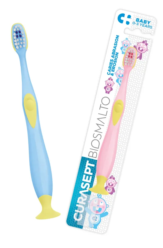 Curasept Biosmalto 0-3y Baby Toothbrush (1 stuk) - image 2