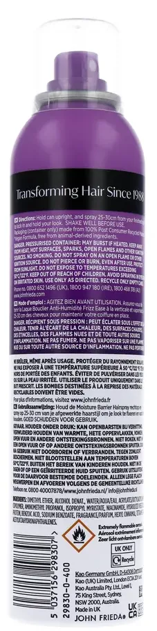 John Frieda Frizz Ease Moisture Barrier Haarspray (250 ml)